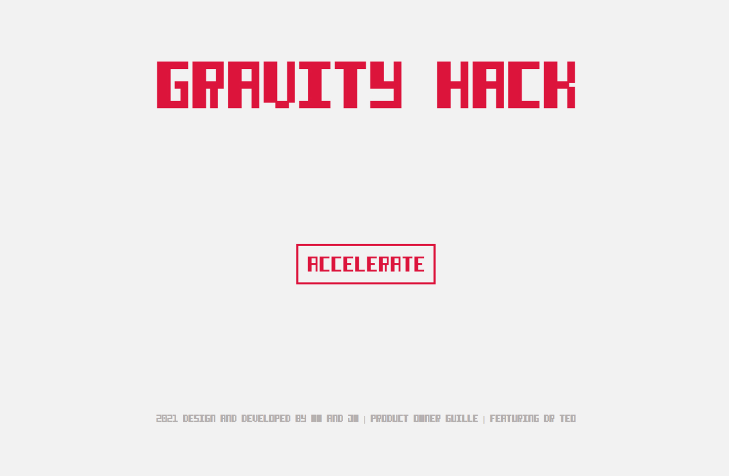 Gravity Hack Website